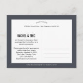 Wedding Montage Wedding Aankondiging - Wit (Achterkant)