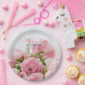 Wedding Mr & Mrs., achternaam, Datum uw foto Papieren Bordje (Feest)