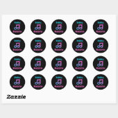Wedding MusicLetter Logo Sticker (Vel)