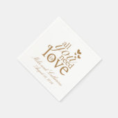 Wedding Napkins Servet (Hoek)