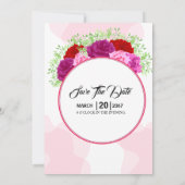 Wedding nodigt Kaart Design Invitation Kaart uit (Achterkant)