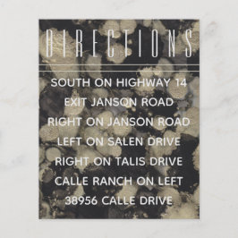 Wedding nodigt visitekaartjes voor Gold N Black ui