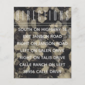 Wedding nodigt visitekaartjes voor Gold N Black ui (Voorkant)