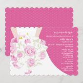 Wedding Nosegay Bruids Douche Uitnodiging (Voorkant / Achterkant)
