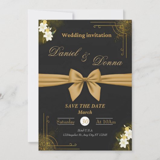 Wedding Note: The best Invitation Kaart (Voorkant)