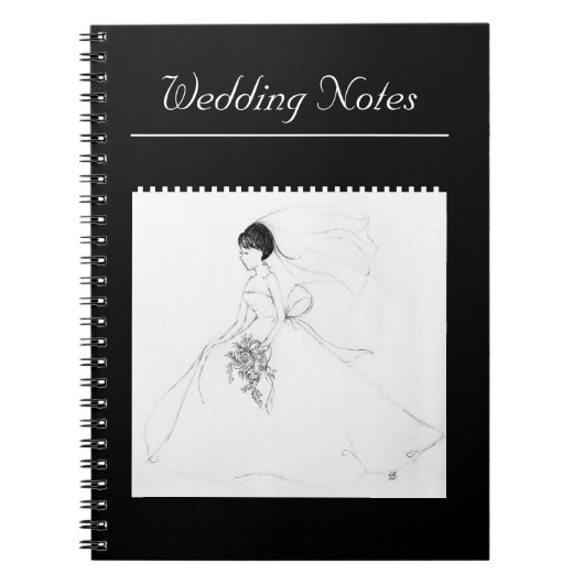 "Wedding Notes"-laptop Notitieboek (Voorkant)