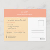 Wedding of Event Planner Marketing Briefkaart (Achterkant)
