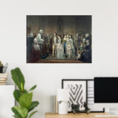"Wedding of George Washington" print/poster Poster (Thuiskantoor)