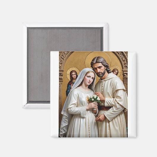 Wedding of Mary & Joseph, Magnet (Voorkant / Achterkant)
