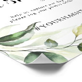 Wedding Oh Waterverf Eucalyptus Greenery Poster (Hoek)