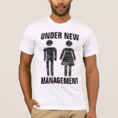 WEDDING "ONDER NIEUW BEHEER" T-SHIRTS (Voorkant)