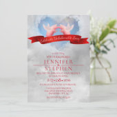 Wedding-ongelofelijke liefde kaart (Staand voorkant)