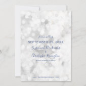 Wedding opslaan Aangepaste foto van datum bekendma Feestdagenkaart (Achterkant)