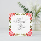Wedding or Shower Thank you cards Kaart (Staand voorkant)