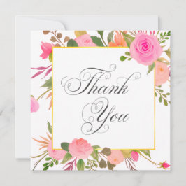 Wedding or Shower Thank you cards Kaart