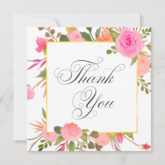 Wedding or Shower Thank you cards Kaart