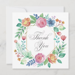 Wedding or Shower Thank you cards Kaart