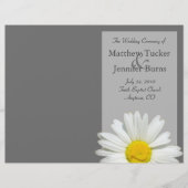 Wedding Order of Service and Ceremony Program (Voorkant)