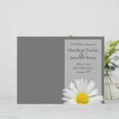 Wedding Order of Service and Ceremony Program (Staand voorkant)