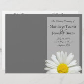 Wedding Order of Service and Ceremony Program (Voorkant / Achterkant)