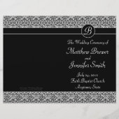 Wedding Order of Service and Ceremony Program (Voorkant)