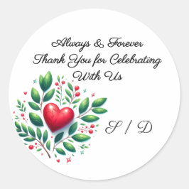 Wedding Packaging Sticker