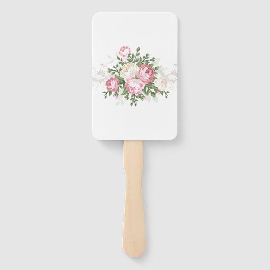 Wedding Paddle Fan Handwaaier (Achterkant)