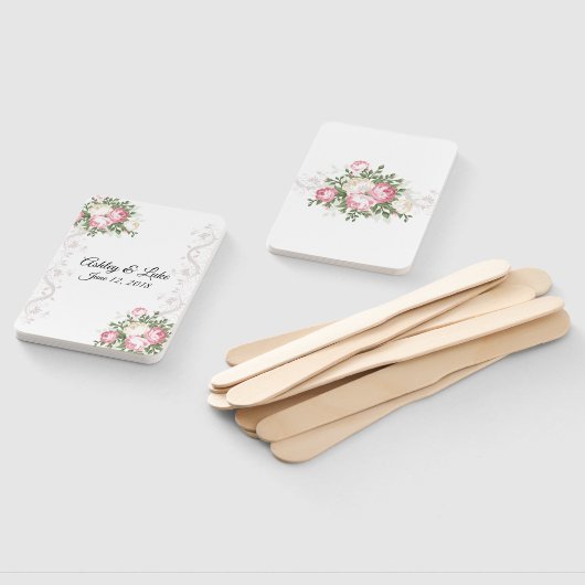 Wedding Paddle Fan Handwaaier (Niet-gemonteerd)