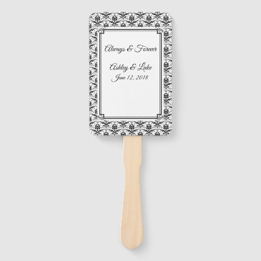 Wedding Paddle Fan Handwaaier (Voorkant)