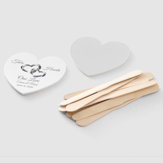 Wedding Paddle Fan Handwaaier (Niet-gemonteerd)