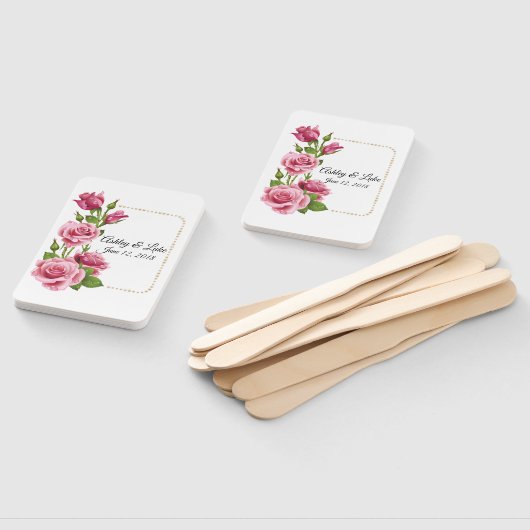 Wedding Paddle Fan Handwaaier (Niet-gemonteerd)