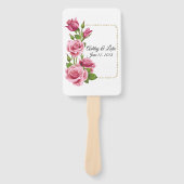 Wedding Paddle Fan Handwaaier (Voorkant)