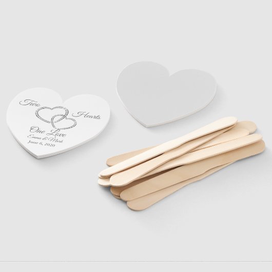 Wedding Paddle Fan Handwaaier (Niet-gemonteerd)