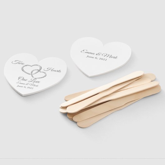 Wedding Paddle Fan Handwaaier (Niet-gemonteerd)