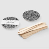 Wedding Paddle Fan Handwaaier (Niet-gemonteerd)