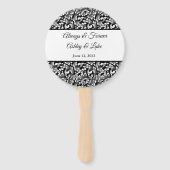 Wedding Paddle Fan Handwaaier (Voorkant)