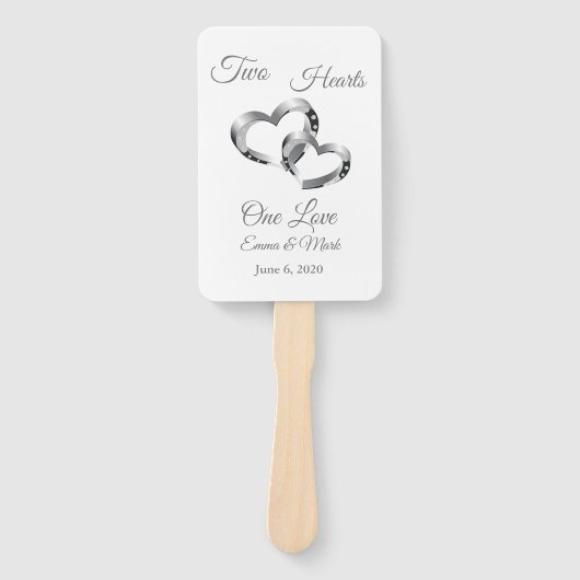 Wedding Paddle Fan Handwaaier (Voorkant)