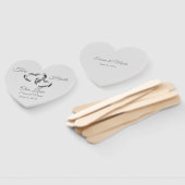 Wedding Paddle Fan Handwaaier (Niet-gemonteerd)