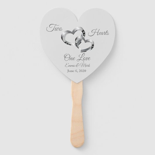 Wedding Paddle Fan Handwaaier (Voorkant)