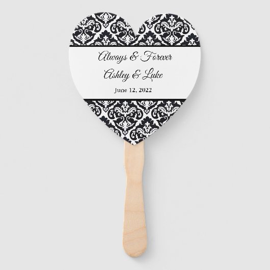 Wedding Paddle Fan Handwaaier (Voorkant)