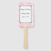 Wedding Paddle Fan Handwaaier (Achterkant)