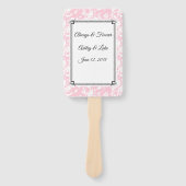 Wedding Paddle Fan Handwaaier (Voorkant)