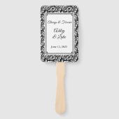 Wedding Paddle Fan Handwaaier (Voorkant)