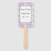 Wedding Paddle Fan Handwaaier (Achterkant)