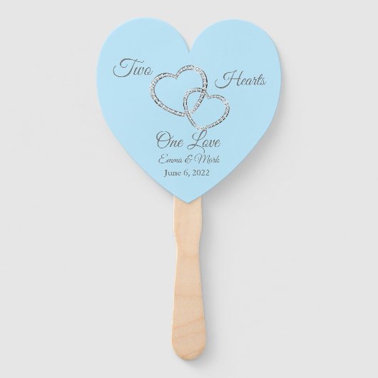 Wedding Paddle Fan Handwaaier (Voorkant)