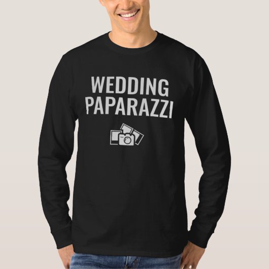 Wedding Paparazzi T-shirt (Voorkant)