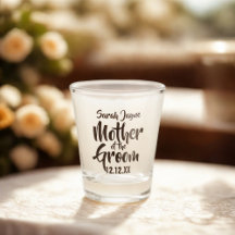 Wedding Parent Moeder van de Groom Shot Glass
