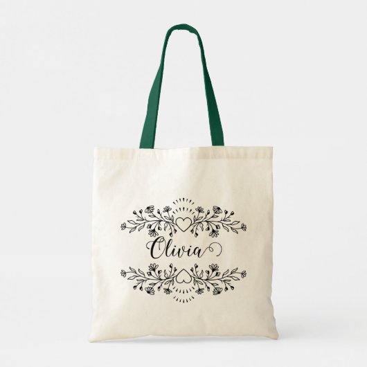 Wedding Party Favor, Canvas tas (Achterkant)