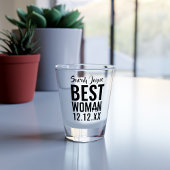 Wedding Party Favoriet Shot Glass voor Beste Vrouw Glas