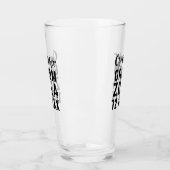 Wedding Party Groom Funny Groomzilla Glass Tumbler (Links)
